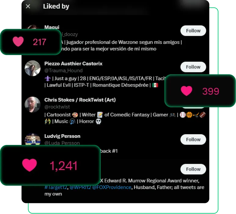 Crie ainda mais provas sociais com curtidas no Twitter (X)