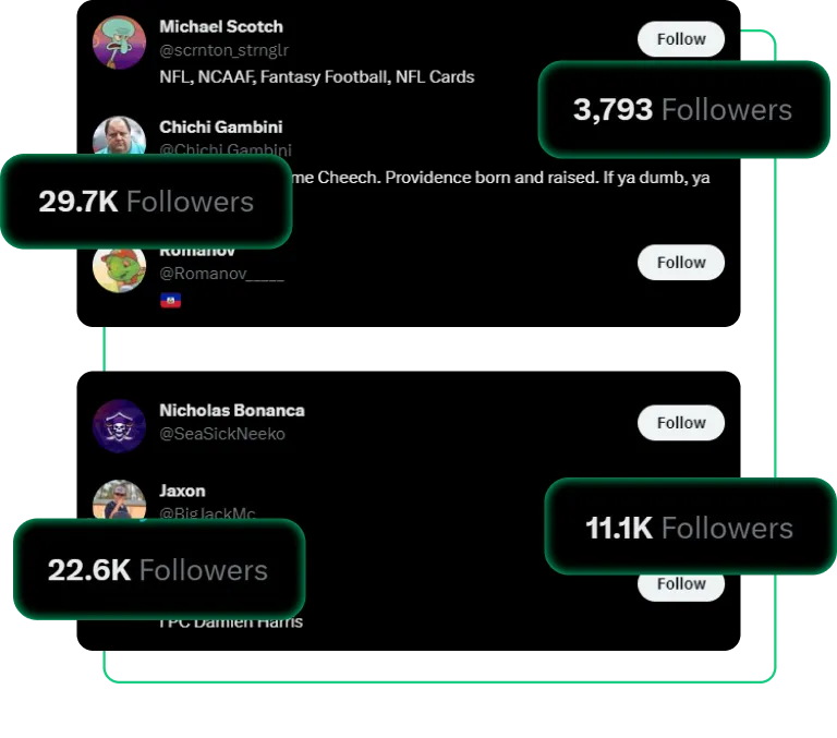 Obtenha seguidores segmentados por nicho no Twitter