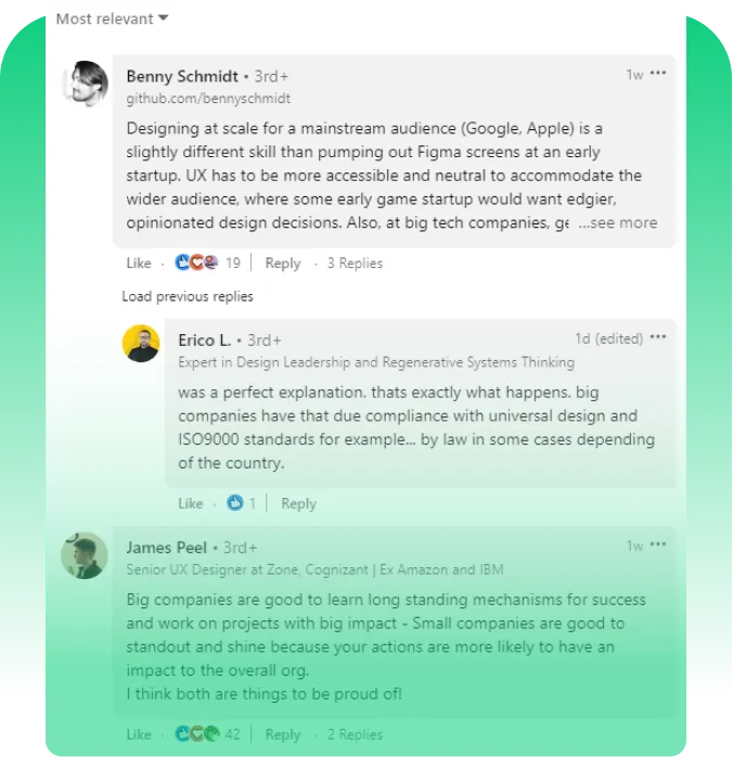 Compre comentarios personalizados de LinkedIn hoy