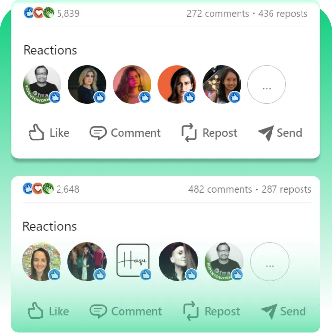 Buy LinkedIn Reactions and Get Instant Delivery