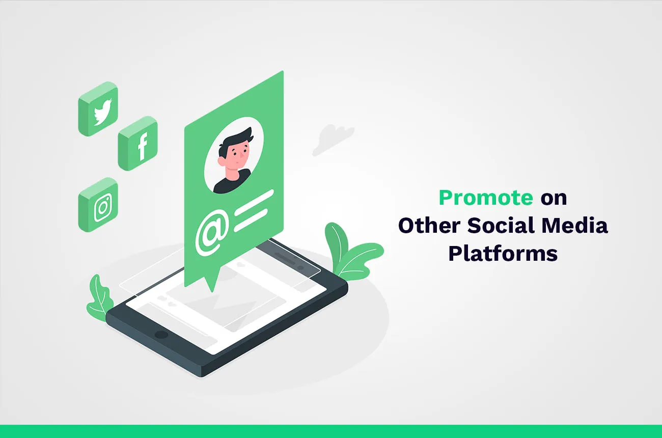 promote on other social media platforms