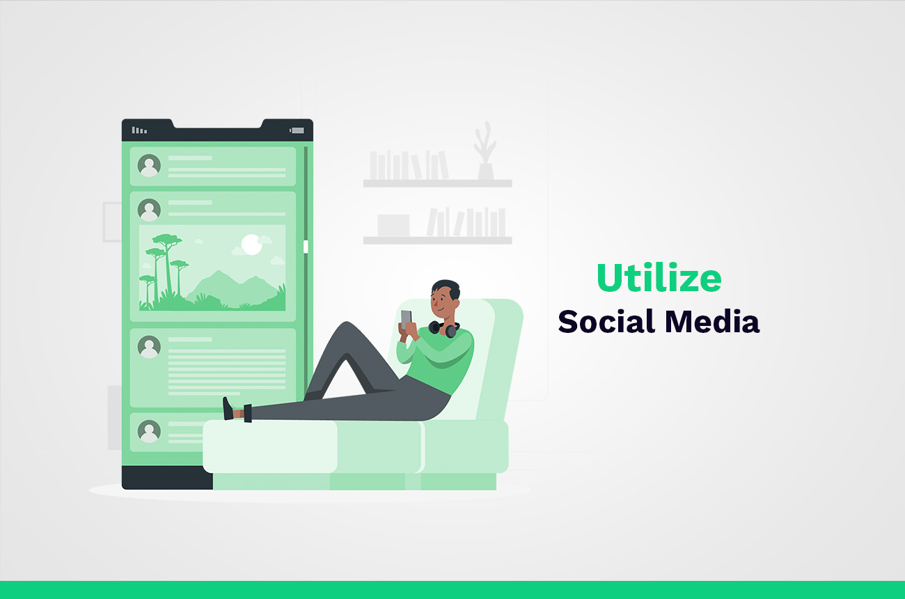 Utiliza las redes sociales