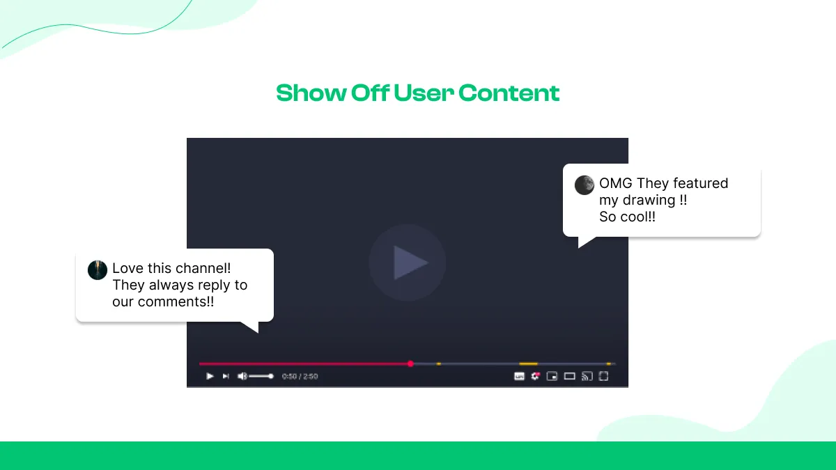 Show Off User Content