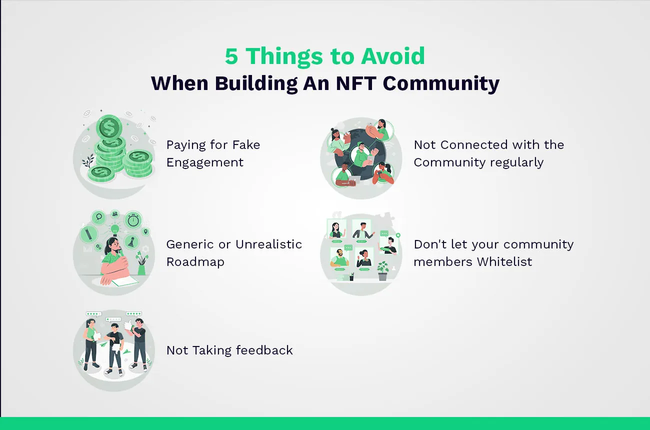 mistakes to avoid when building an NFT community