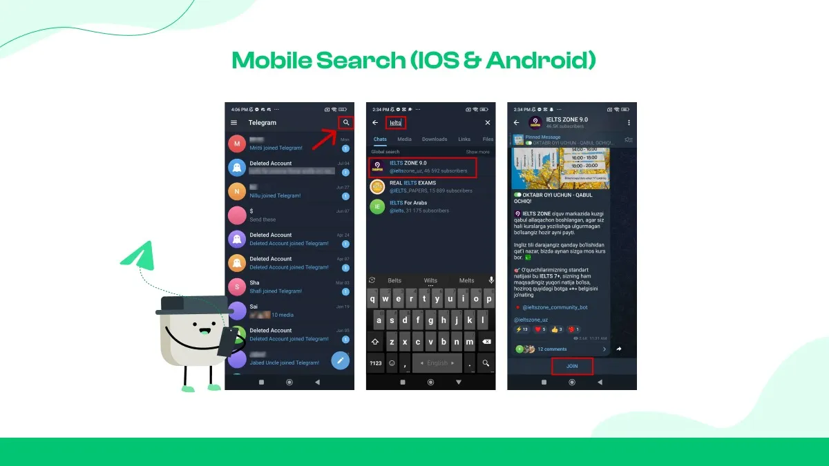 Mobile Search (iOS & Android)