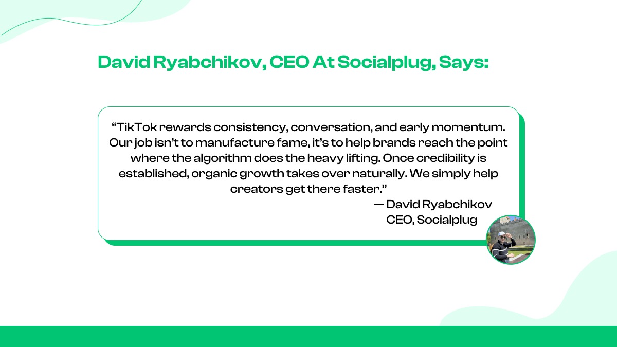 David Ryabchikov, CEO at Socialplug, says: