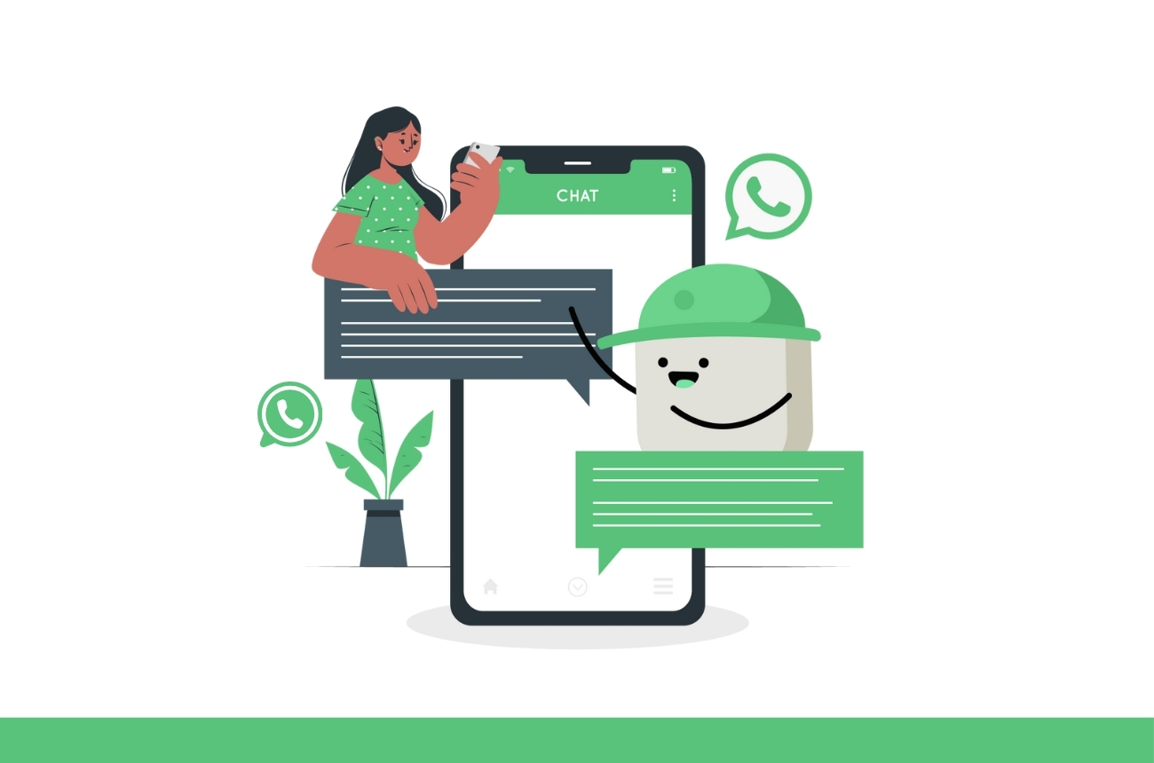 plugman giving a demonstration how whatsapp works