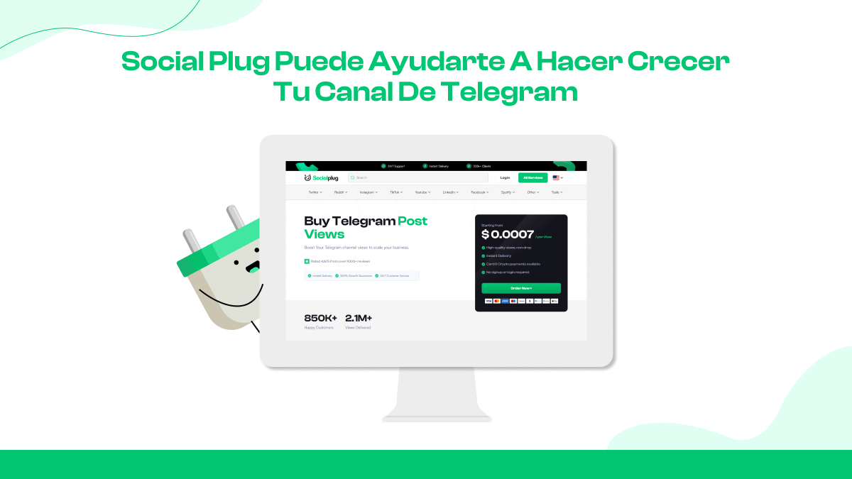 ¡Convierte el crecimiento de un grupo de Telegram en resultados reales con Socialplug!