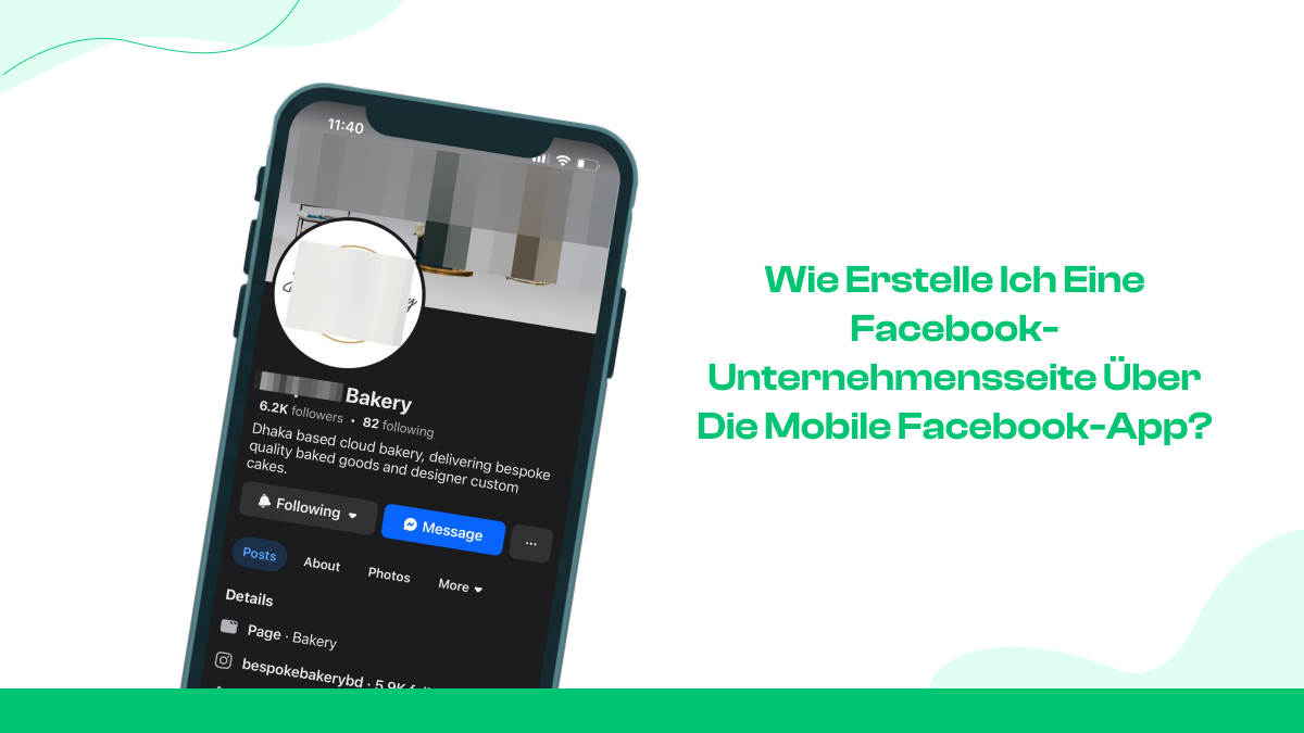 Wie erstelle ich eine Facebook-Unternehmensseite über die mobile Facebook-App?