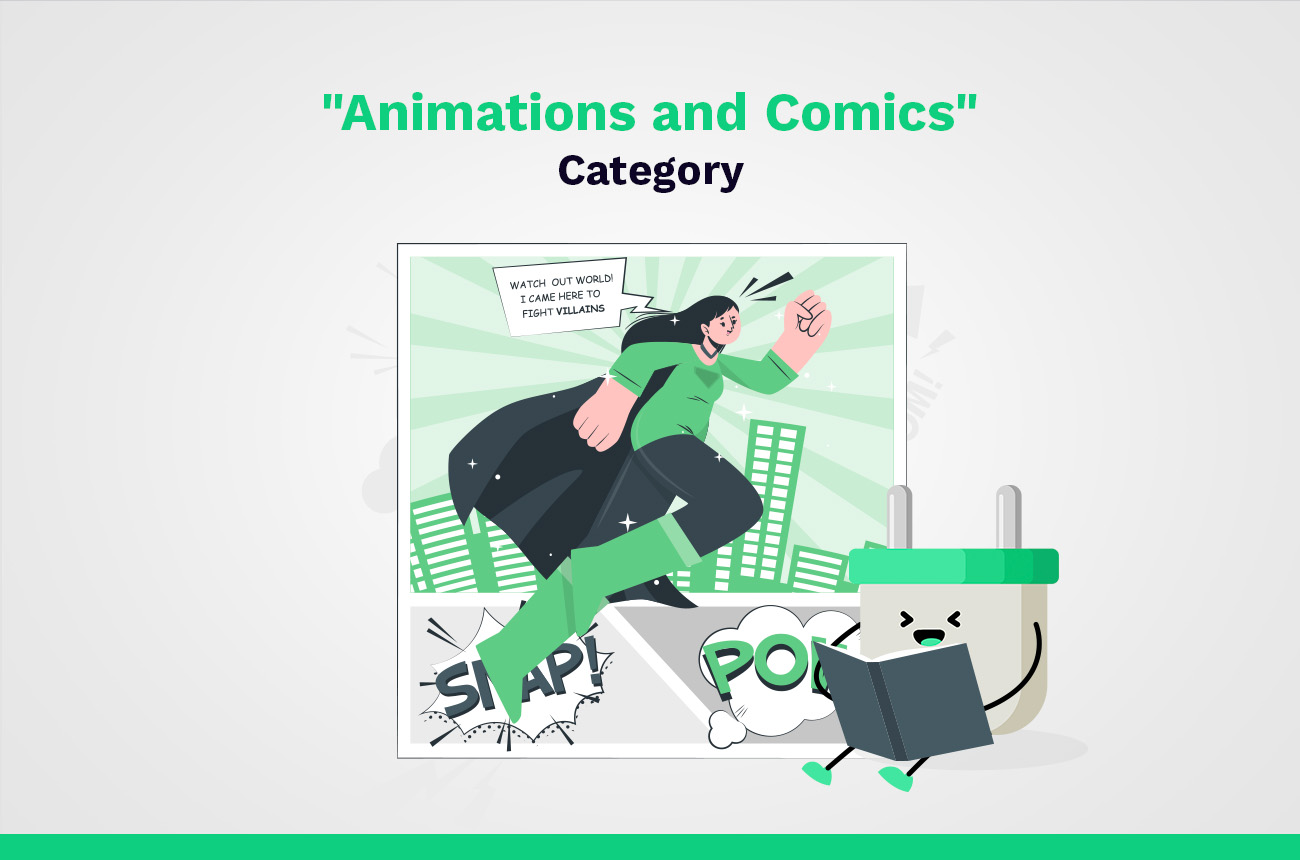 Categoria “Animações e quadrinhos”
