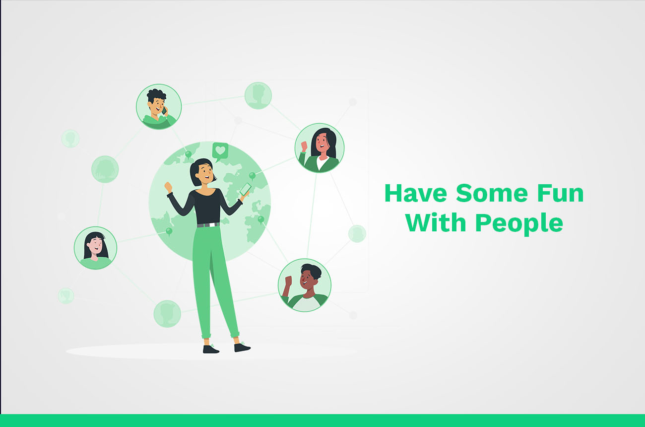 Diviértete con la gente