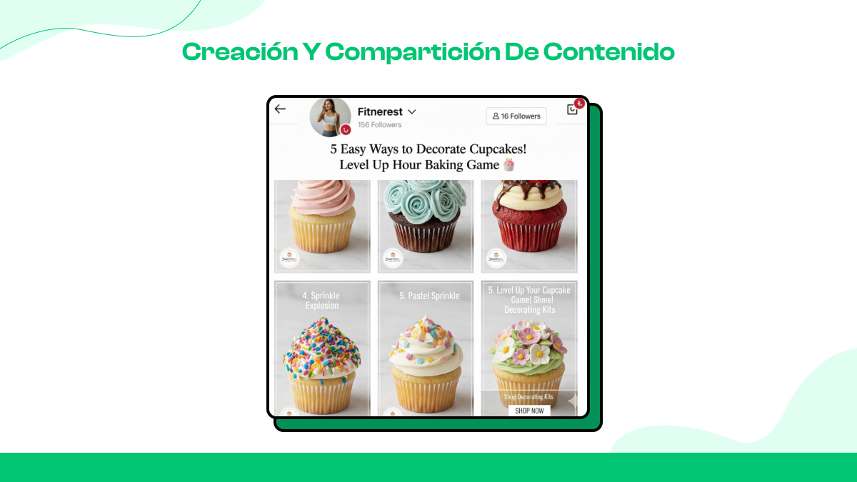 Creación y compartición de contenido