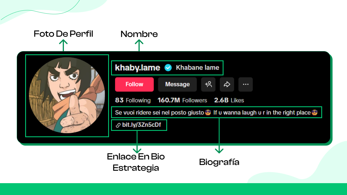 Optimiza tu perfil de TikTok para el crecimiento