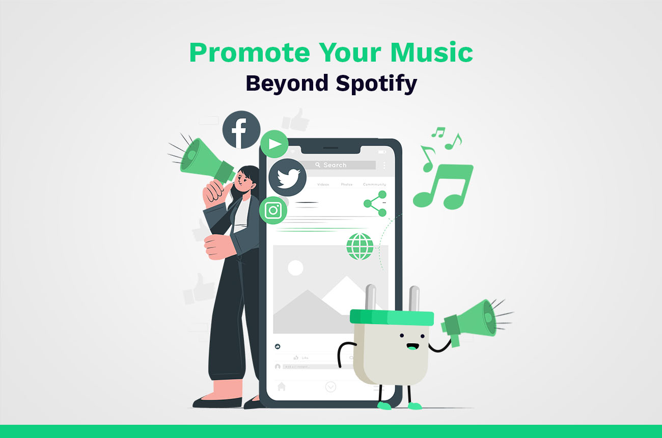 Promova sua música além do Spotify