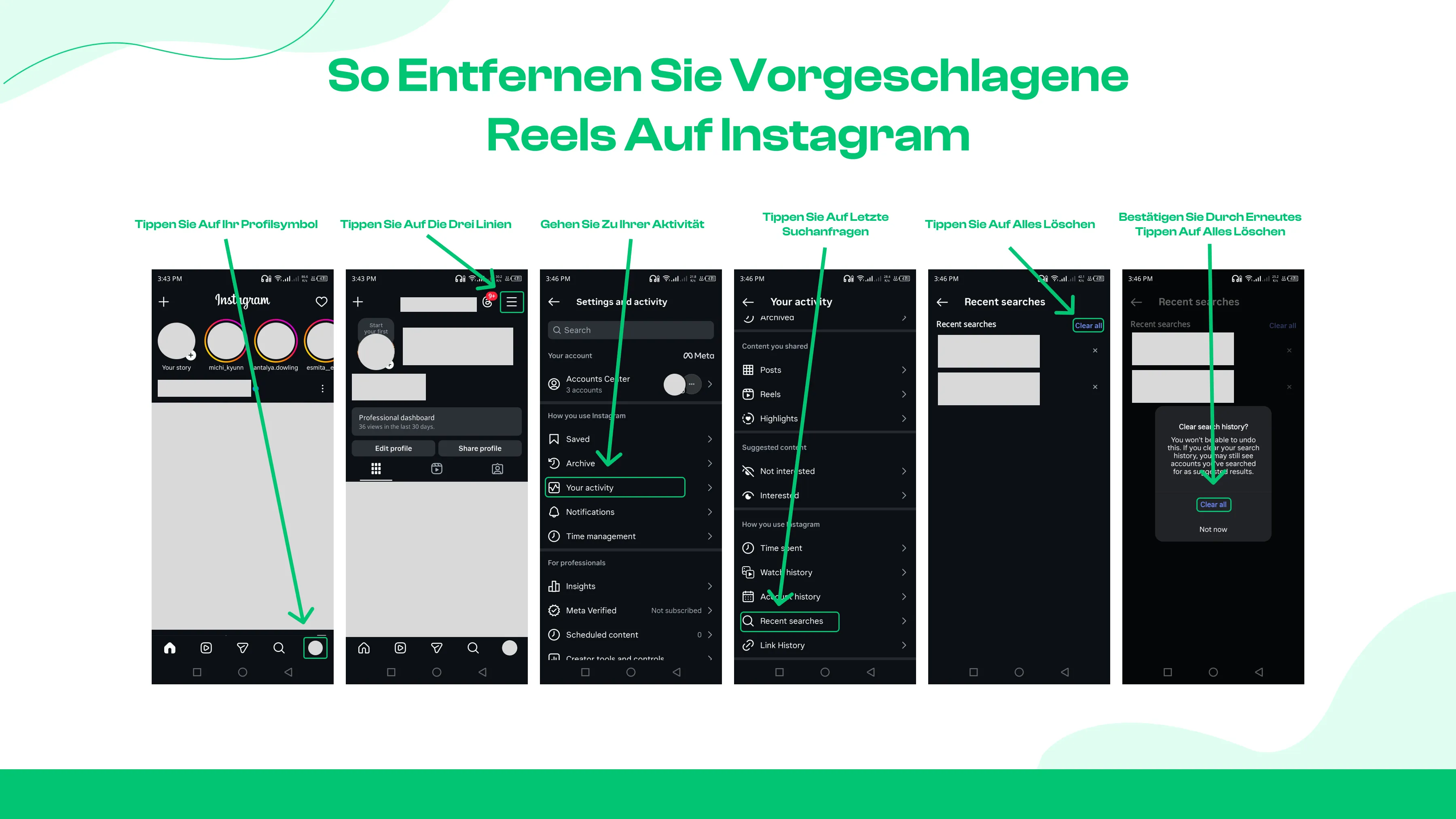 Methode 4 – Instagram-Suchverlauf löschen