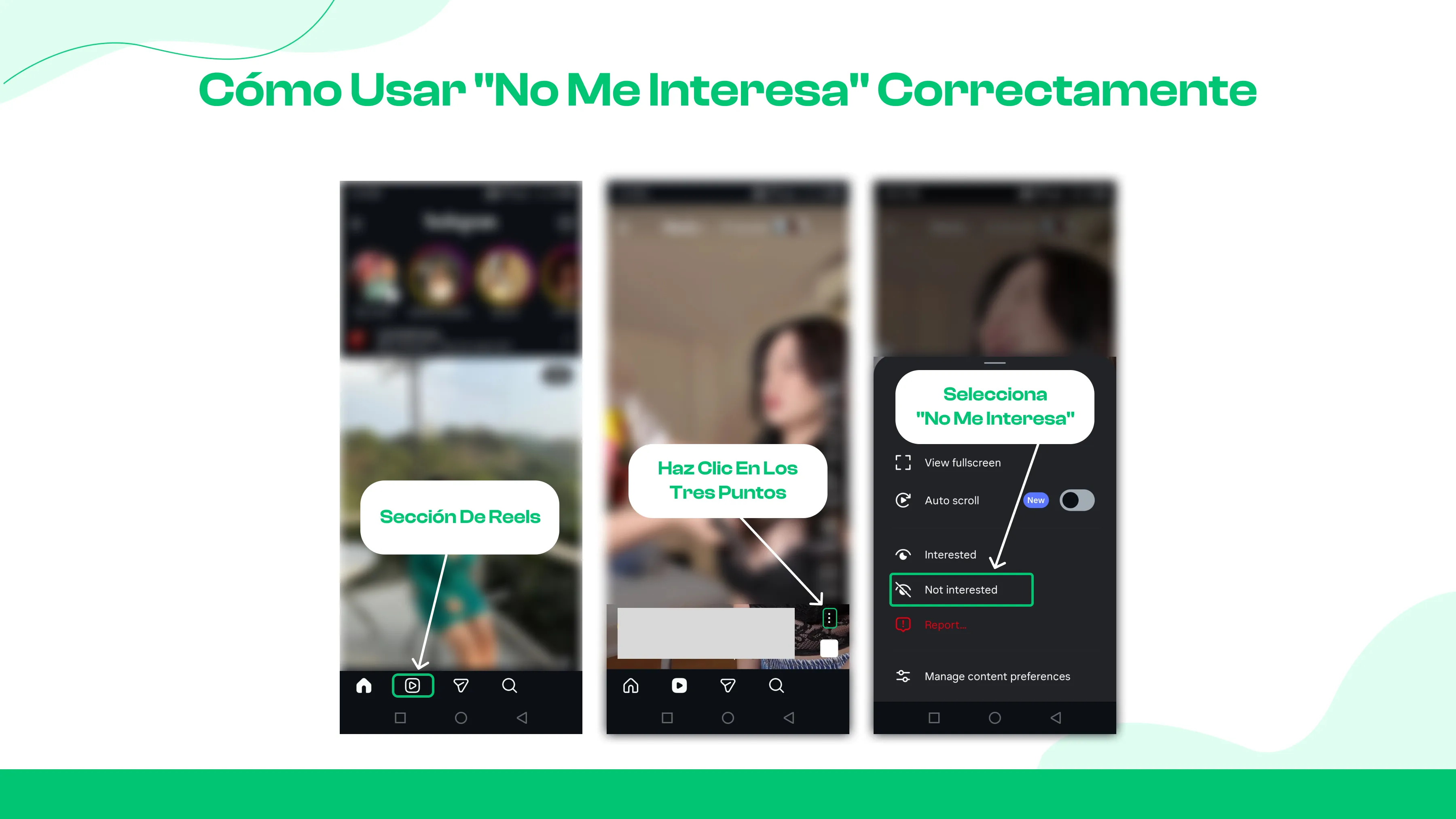 Método 1 – Usa “No me interesa” correctamente