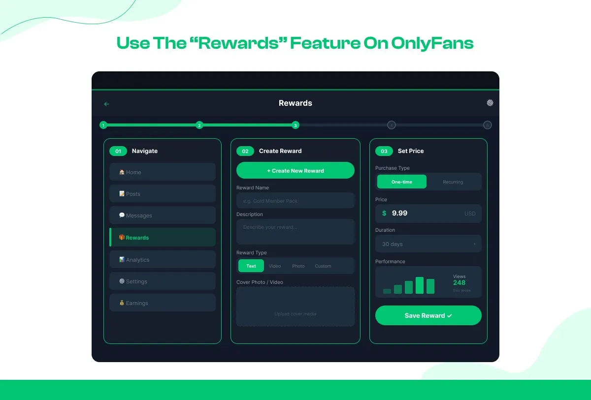 Utilize the "Rewards" Feature on OnlyFans
