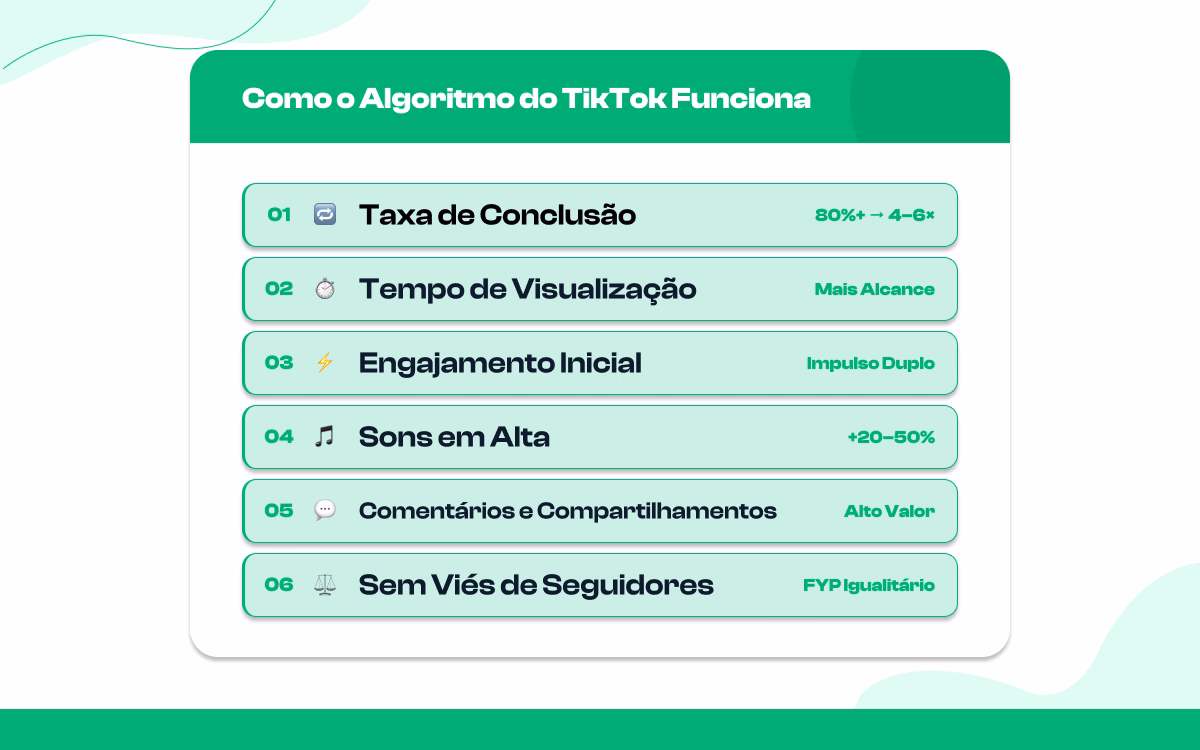 Insights do Algoritmo do TikTok