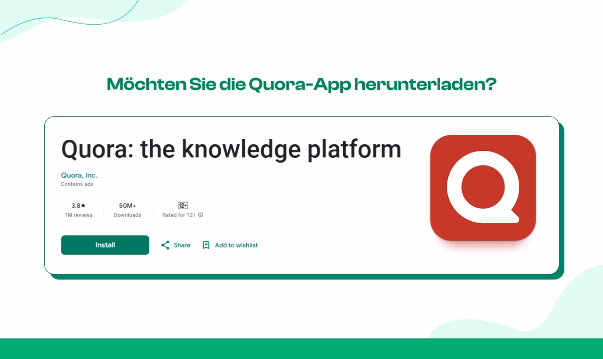 Quora App-Downloads