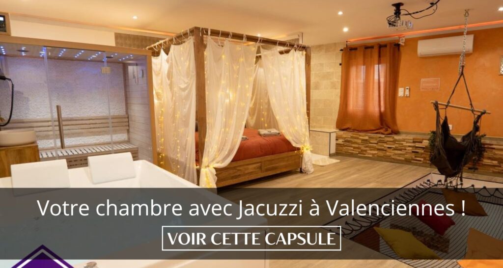 chambre avec un jacuzzi à valenciennes