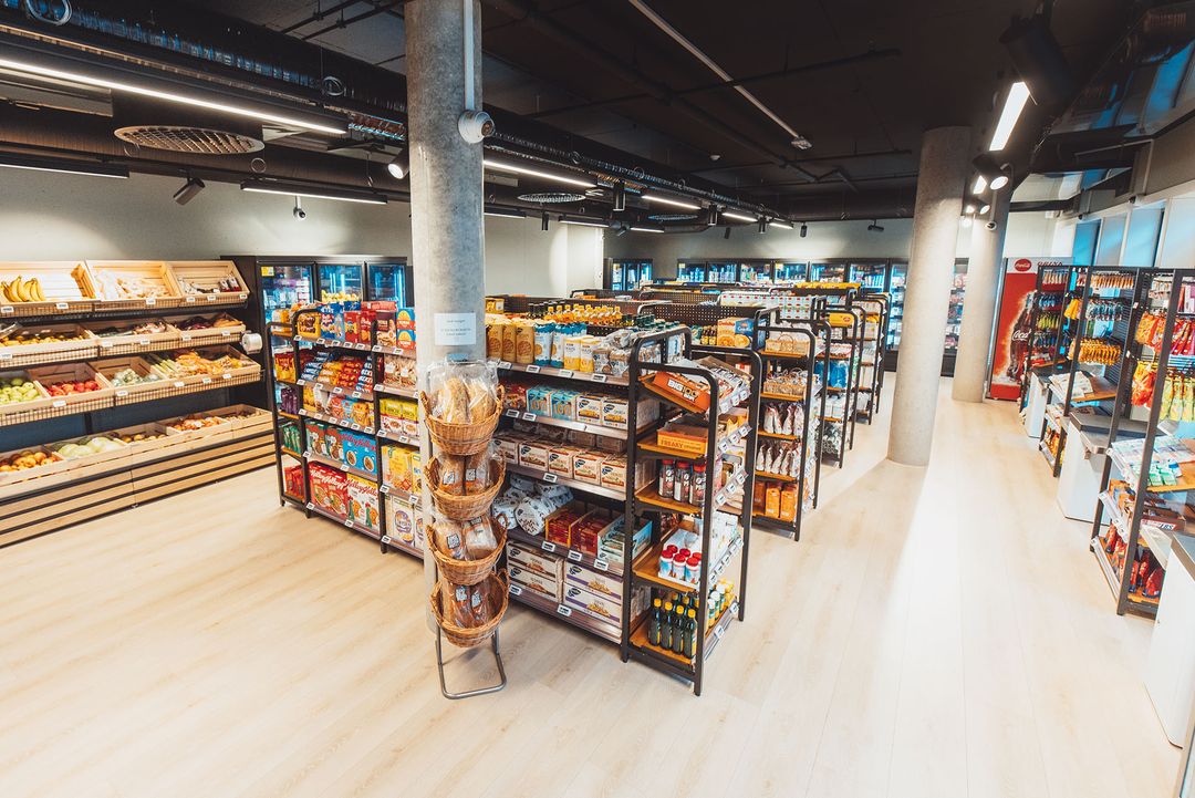 image of grocery aisles (for a grocery store)