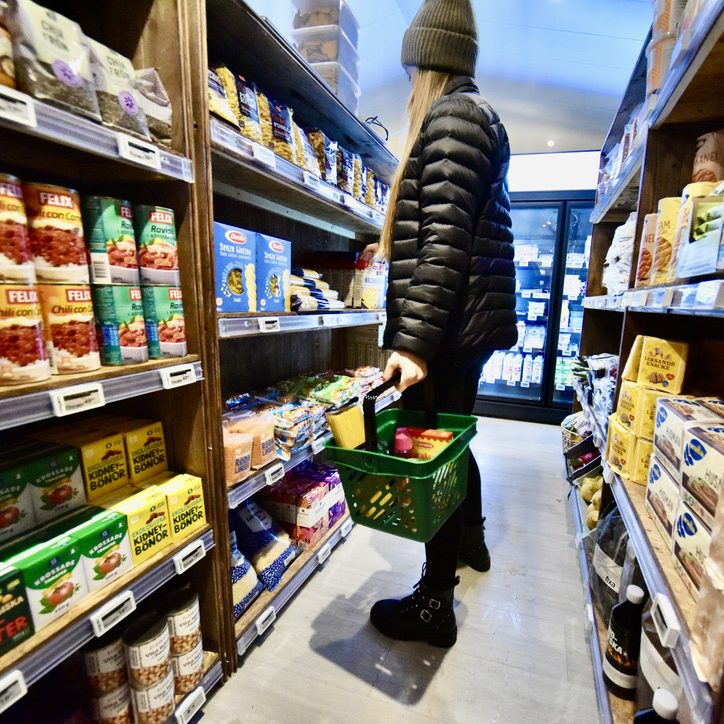 image of various pet food brands on shelves