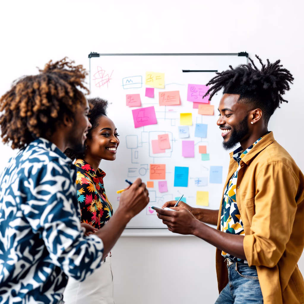 [team] image of teamwork in the studio (for a graphic design studio)