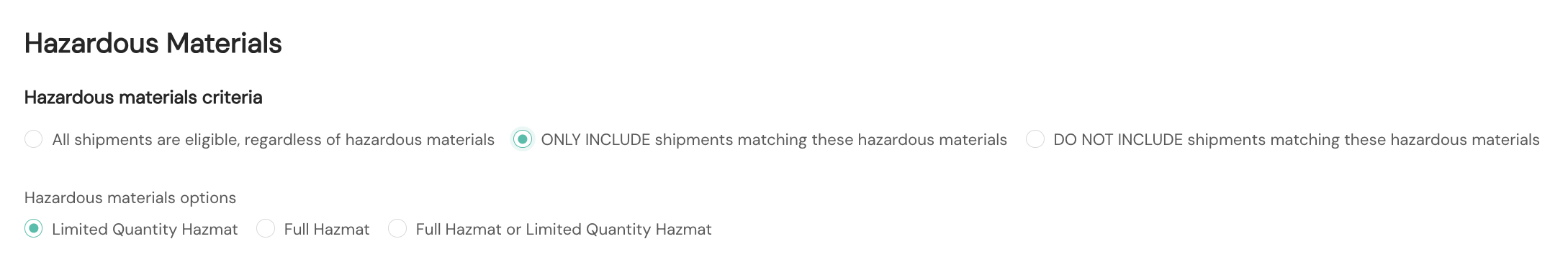 Hazmat Rules