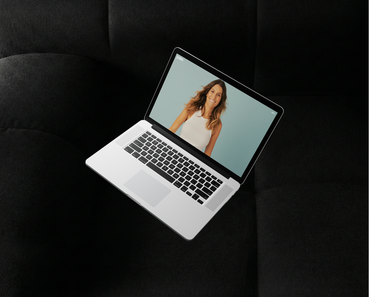 Palm Production website design showcase