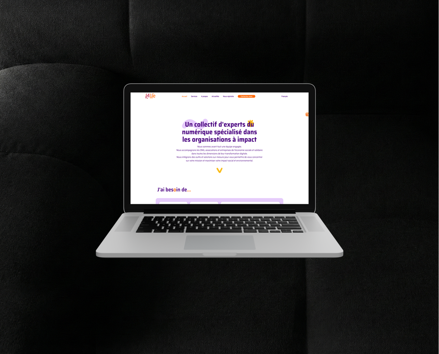 It4life website design showcase