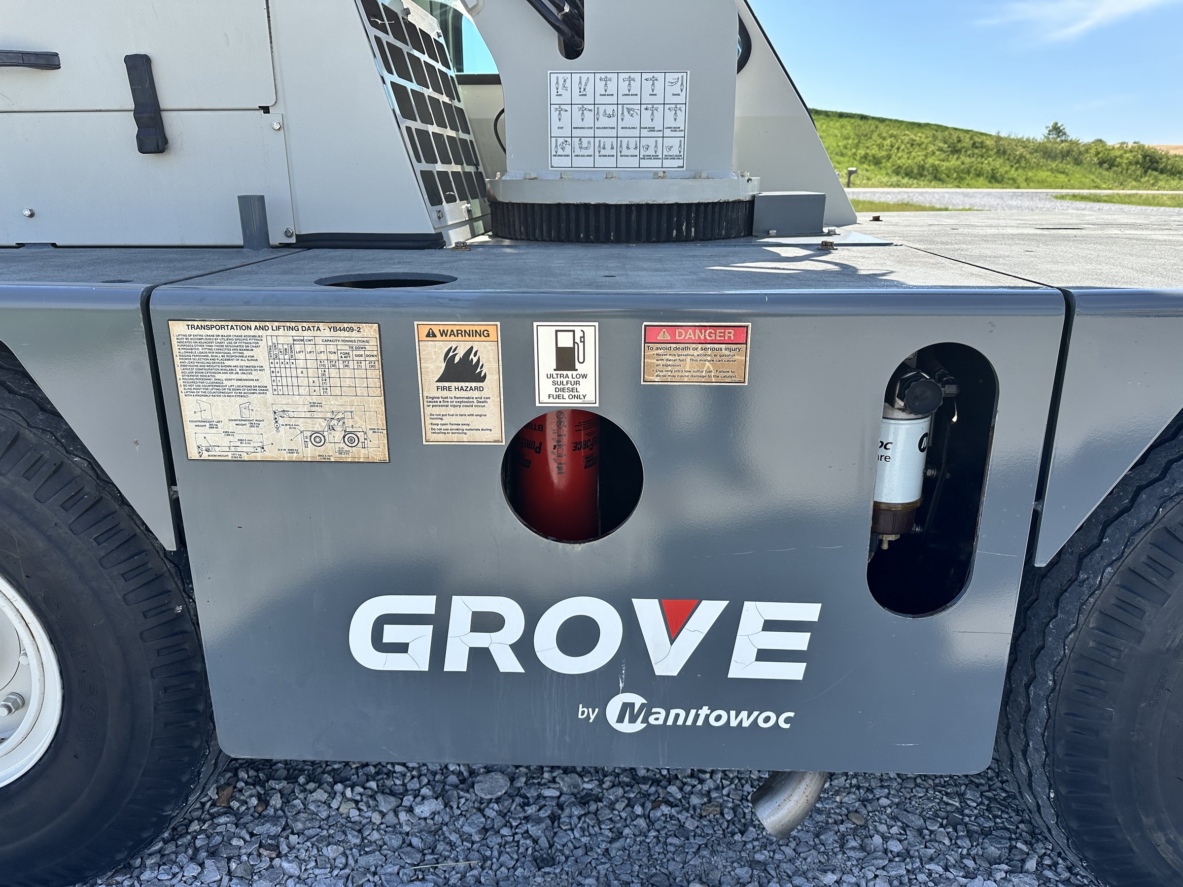 2016 Grove YB4409-2 carry deck crane for sale at Deer Creek Truck Sales, photo 8 of 28