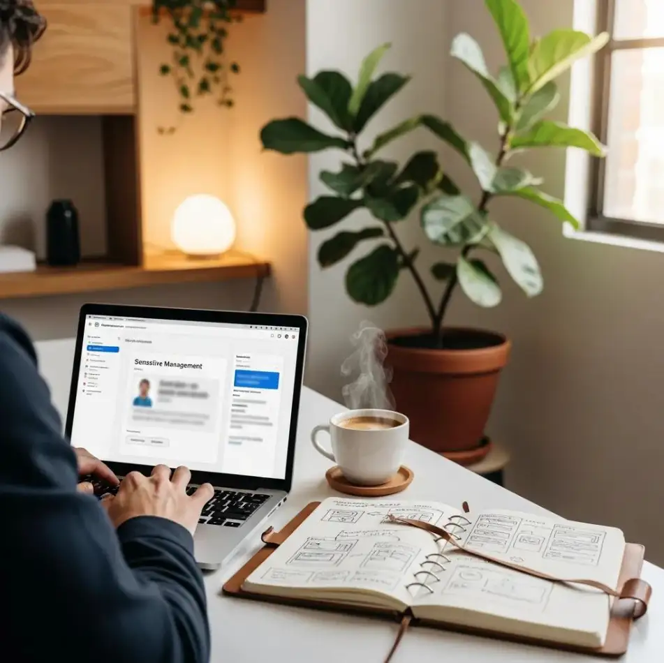 image of a collaborative workspace (for a b2b saas)