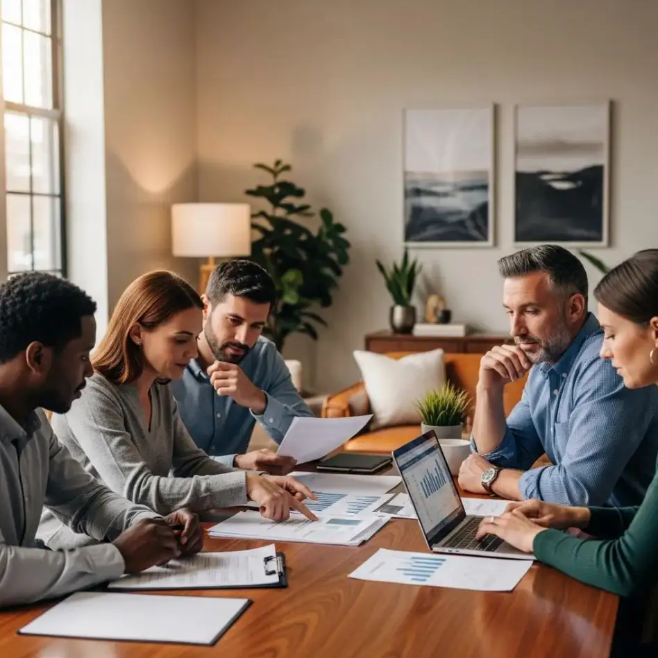 image of a collaborative workspace (for a b2b saas)