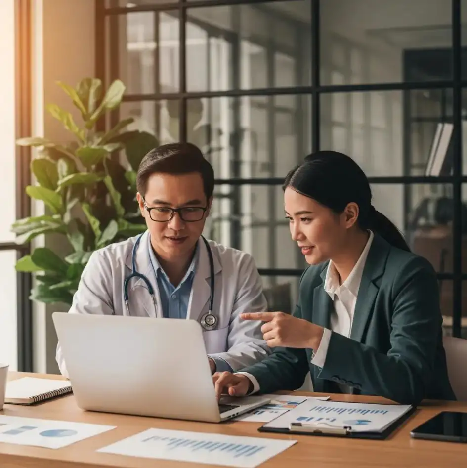 image of a collaborative workspace (for a b2b saas)