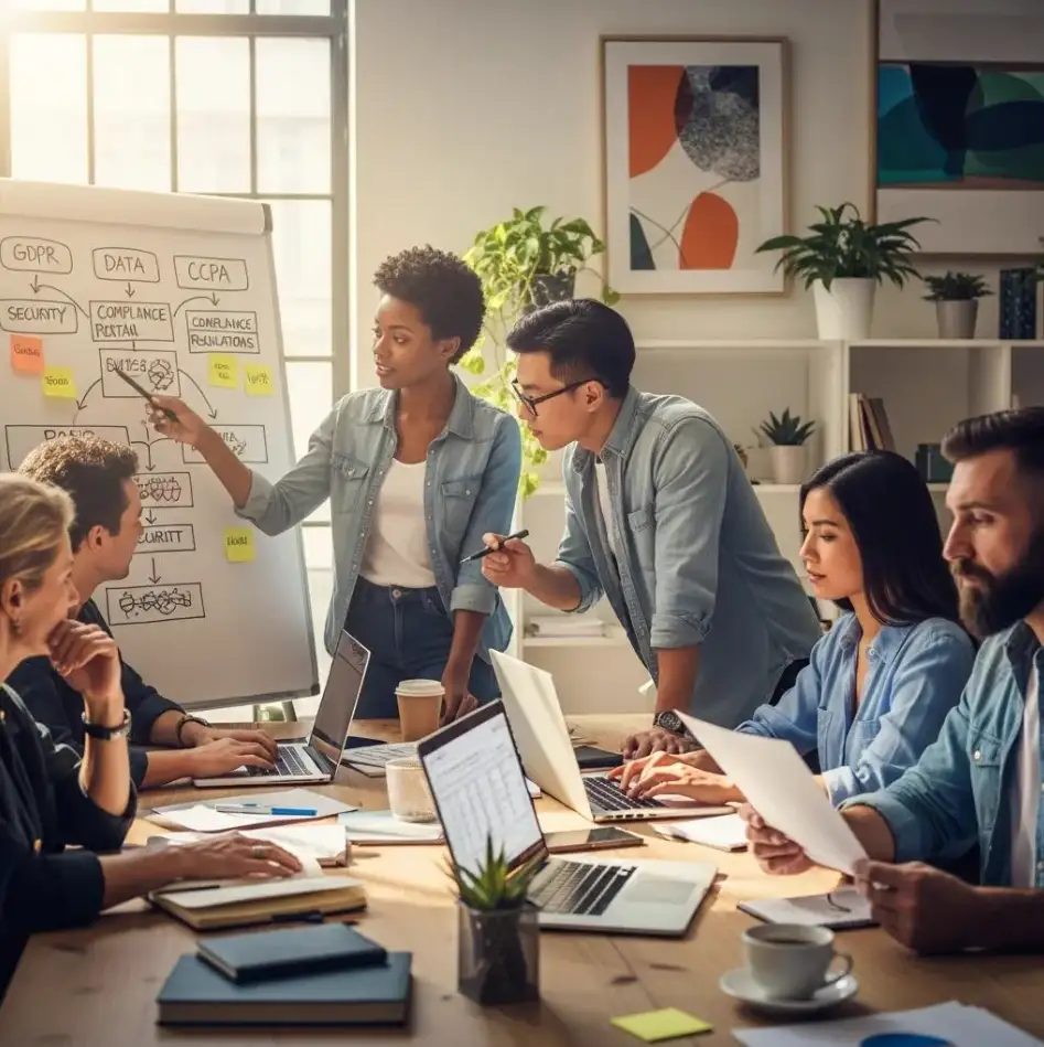 image of a collaborative workspace (for a b2b saas)