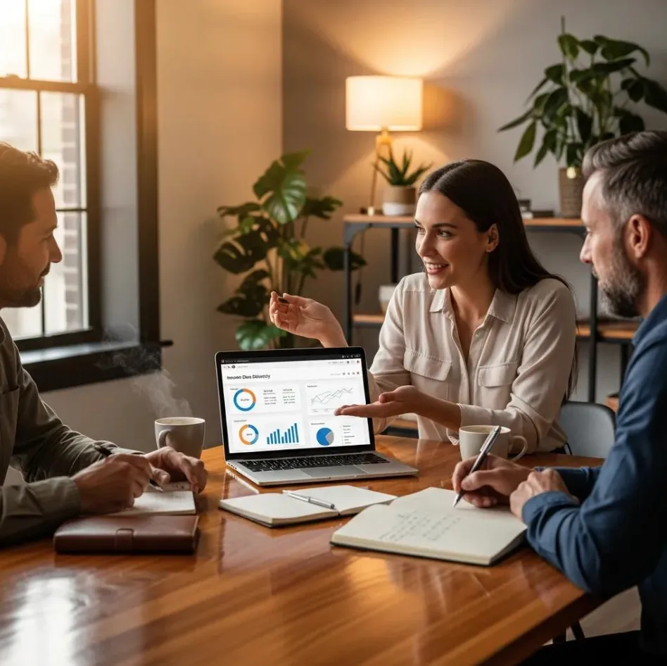 image of a collaborative workspace (for a b2b saas)