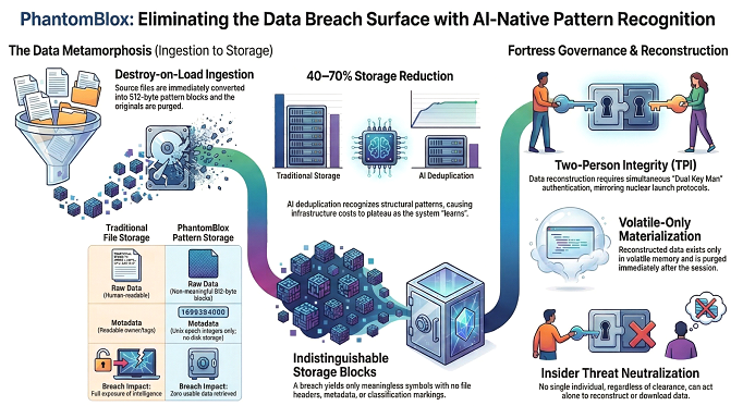 Computer screen showing the word 'Security' with a cursor hand pointer icon nearby.