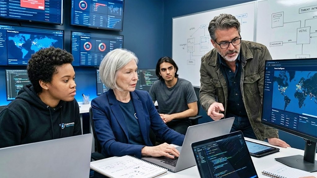 cybersecurity analysts discussion