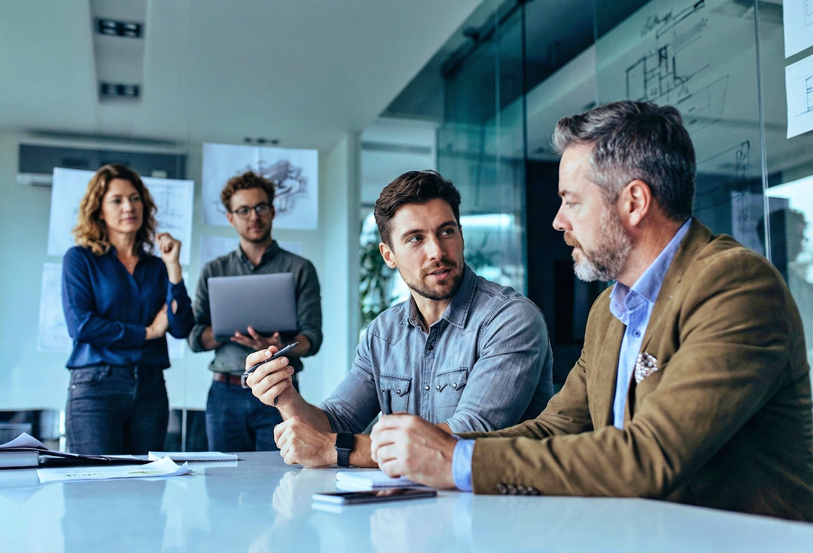 IT team collaboration office