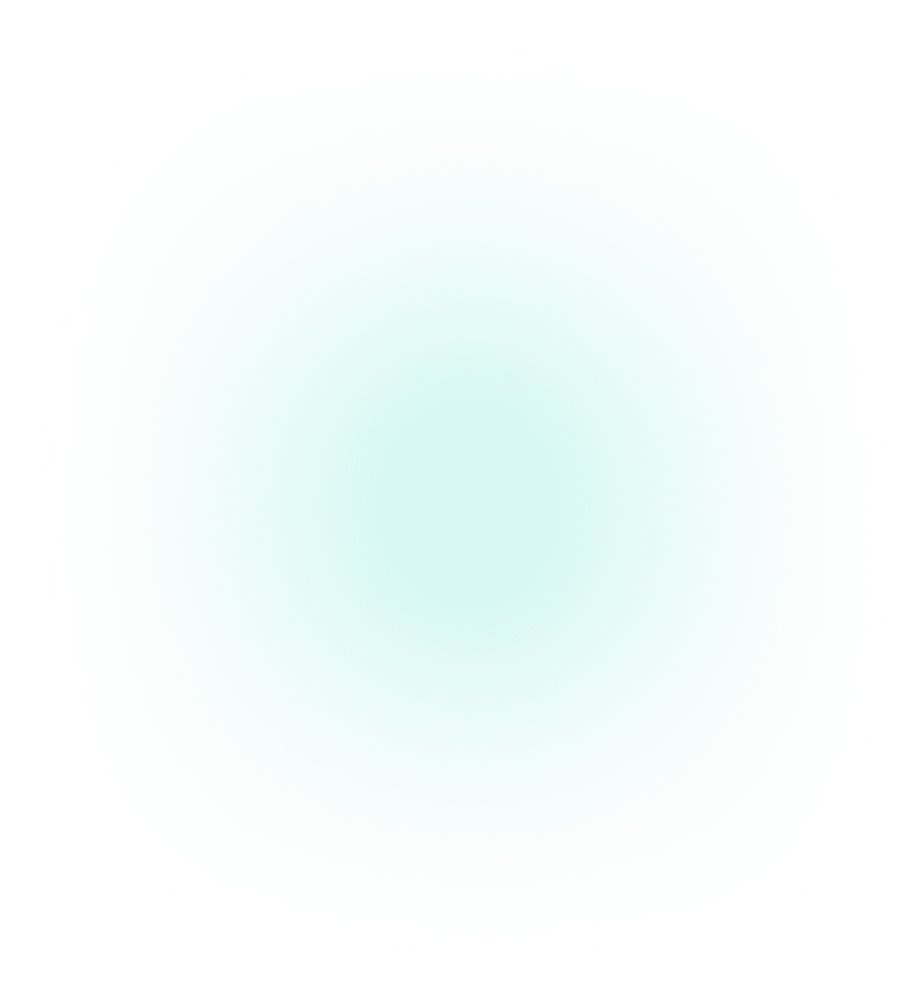 Solid light teal square with rounded corners and fuzzy edges on transparent background.