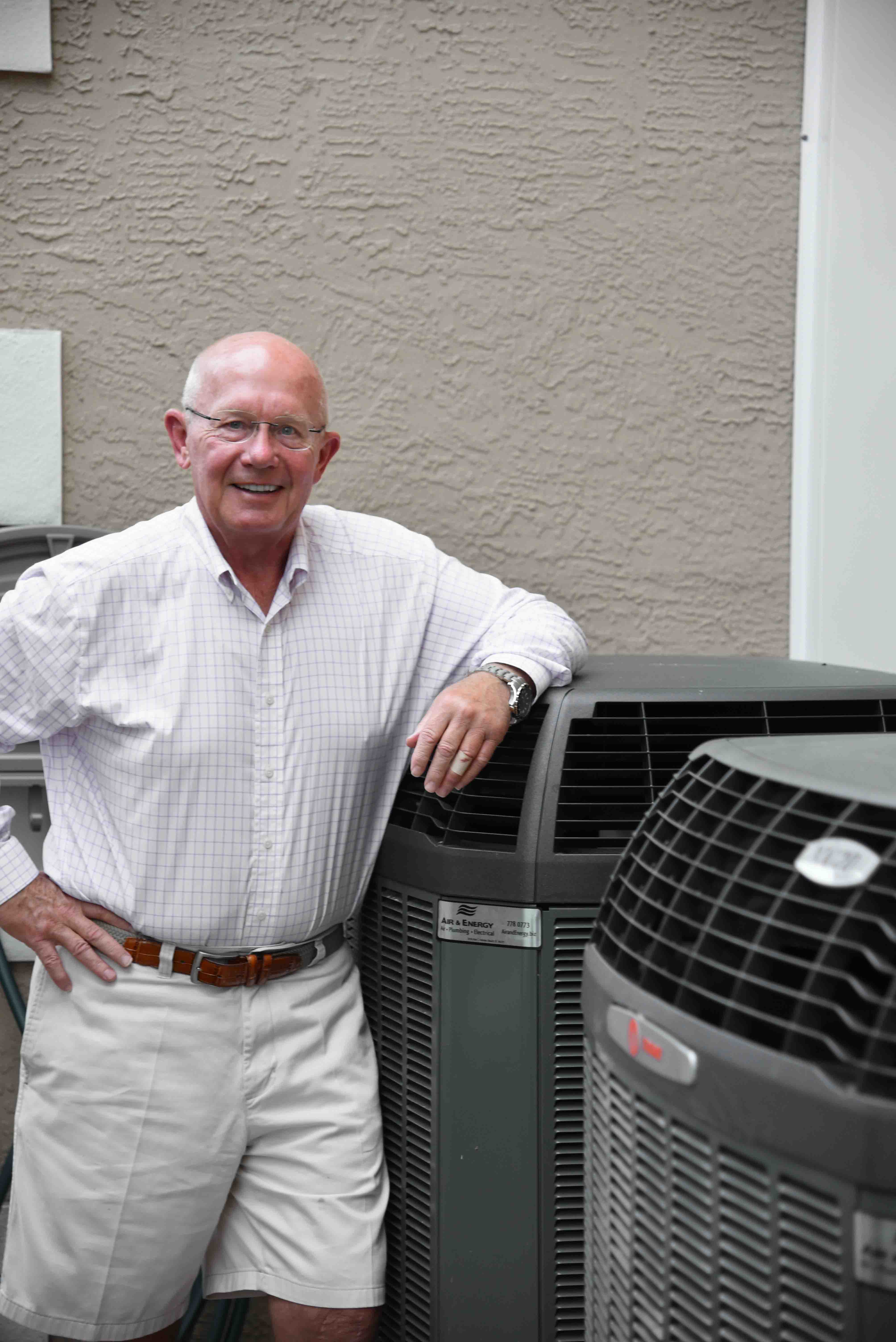 Happy customer with new AC