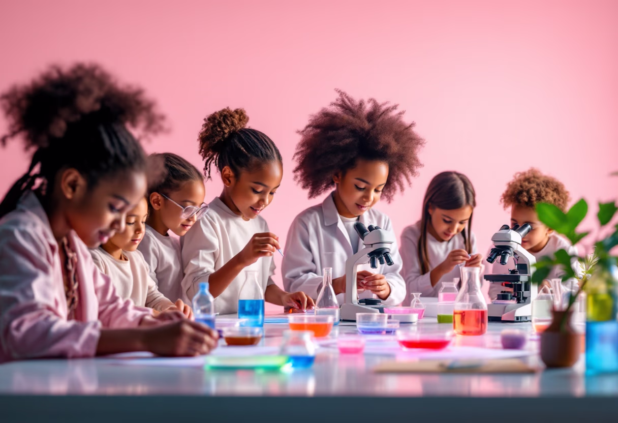 image of science experiment