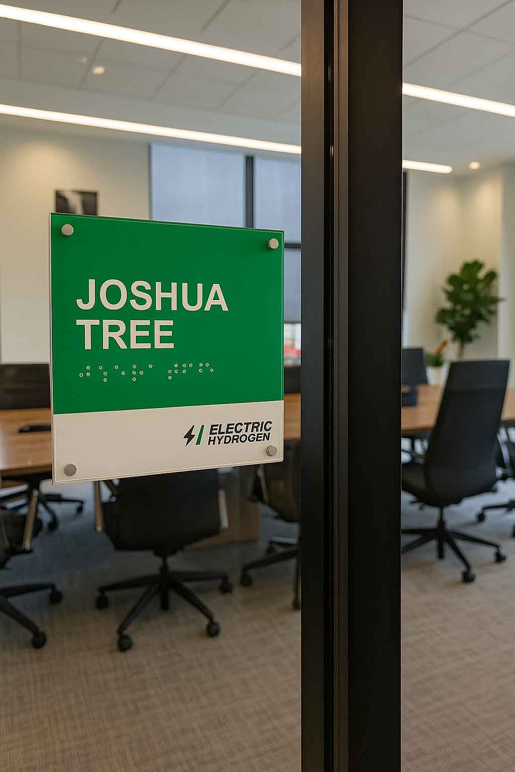 Signage mounting detail