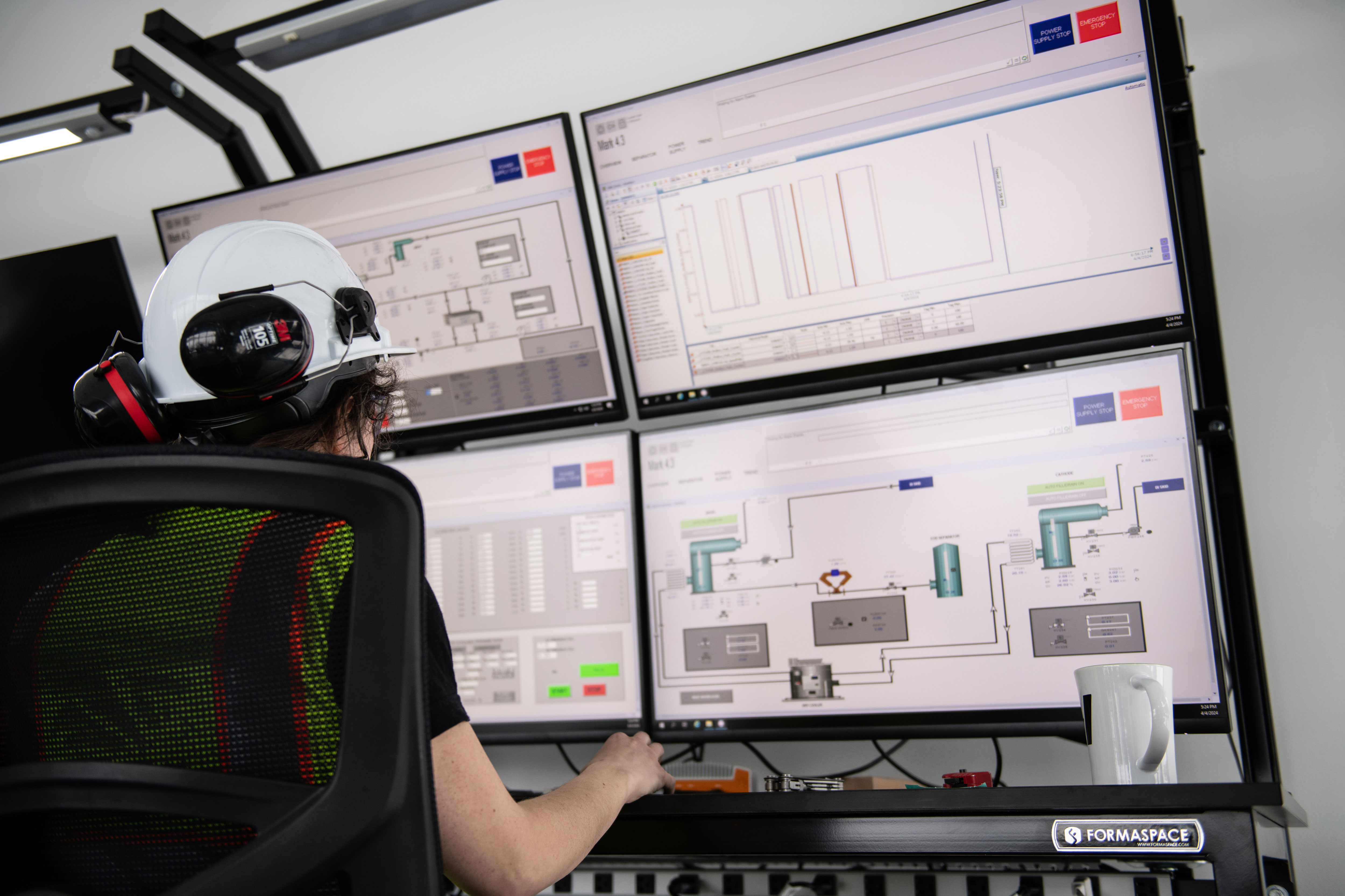 Devens production facility wide view