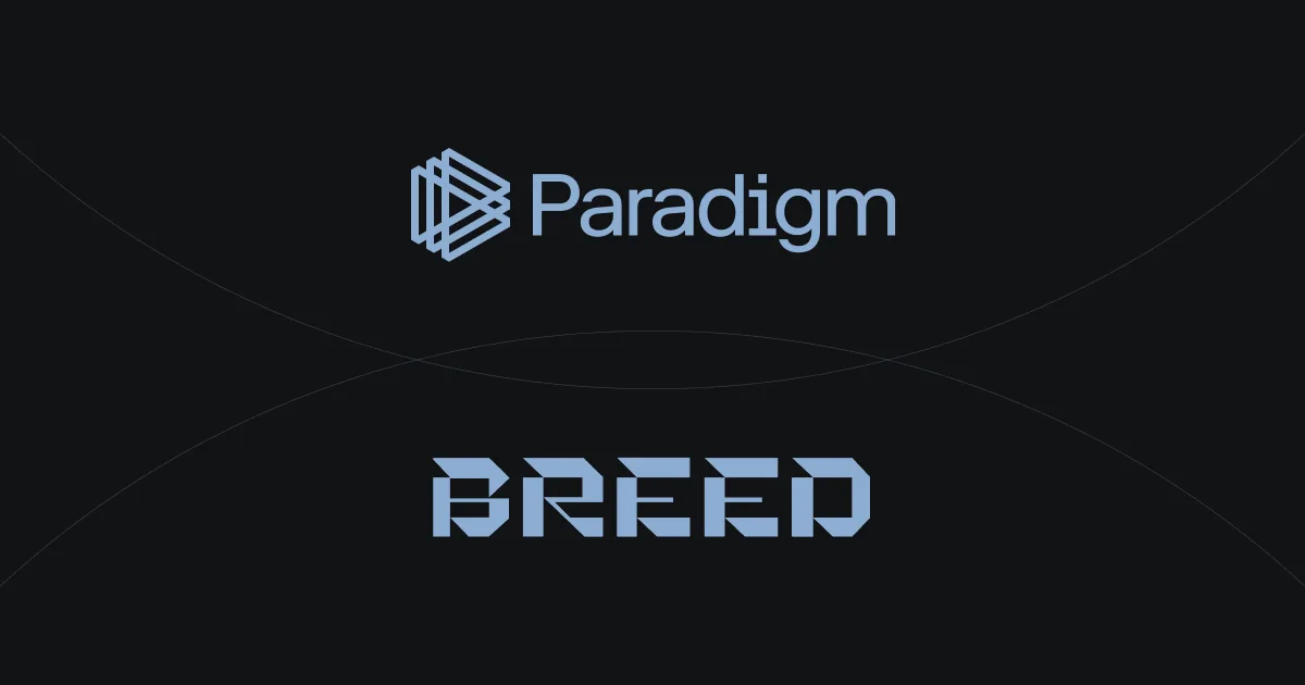 Paradigm and Breed VC logo pairing