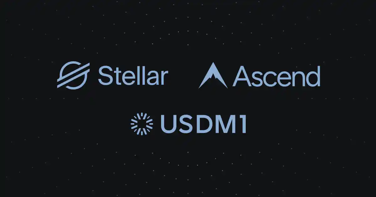 Stellar, Ascend and USDM1 logos