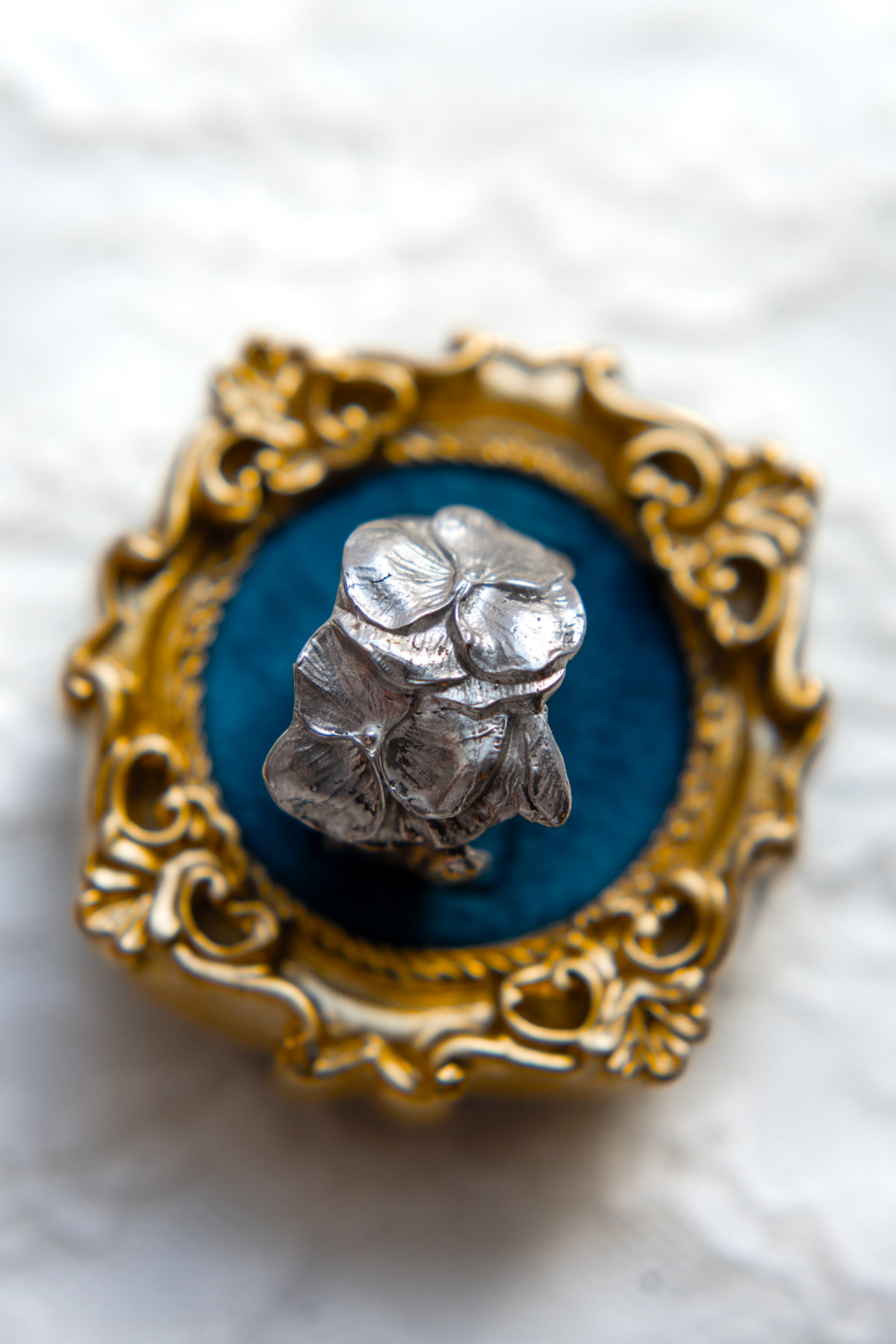 Panola Floral Spoon Ring