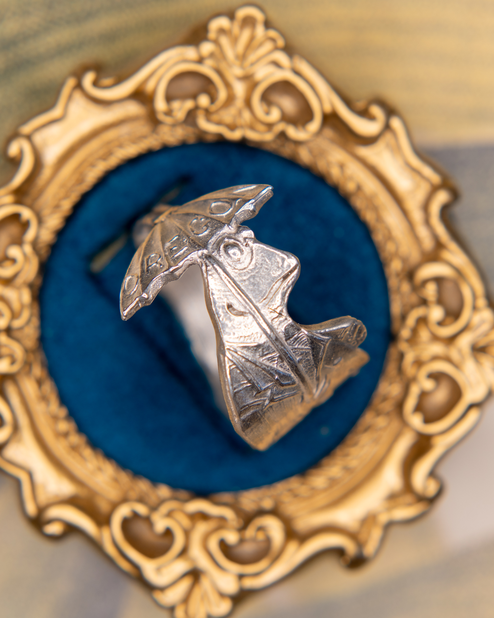 Large Oregon Webfoot Spoon Ring