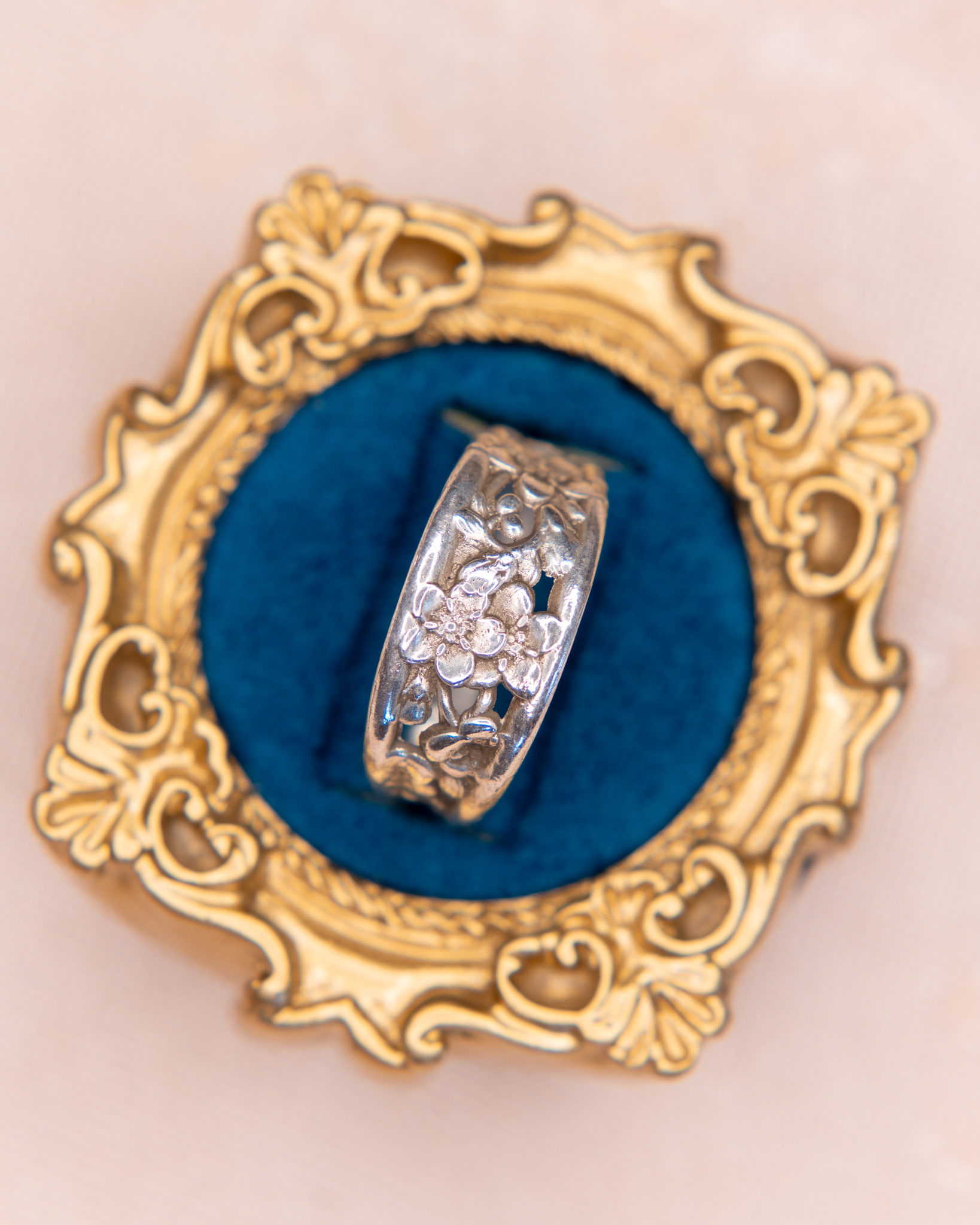 Cherry Blossom Spoon Ring