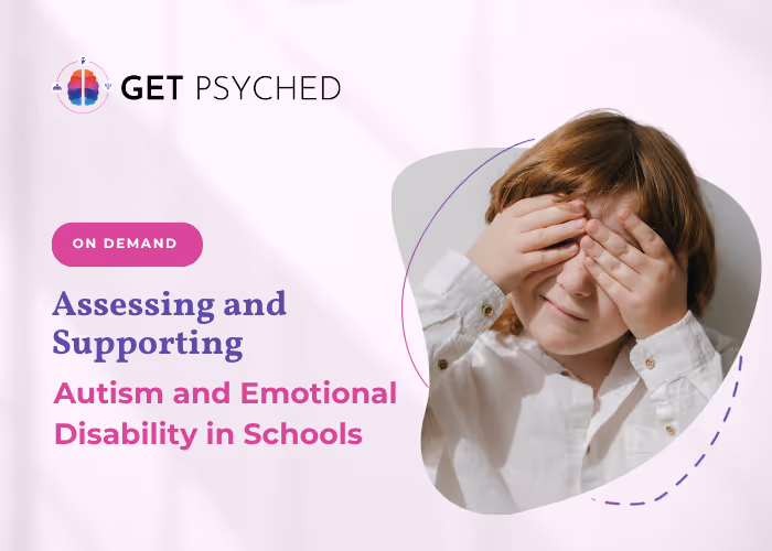 Workshop on Autism & Emotional Disability Assessment and Support in Schools